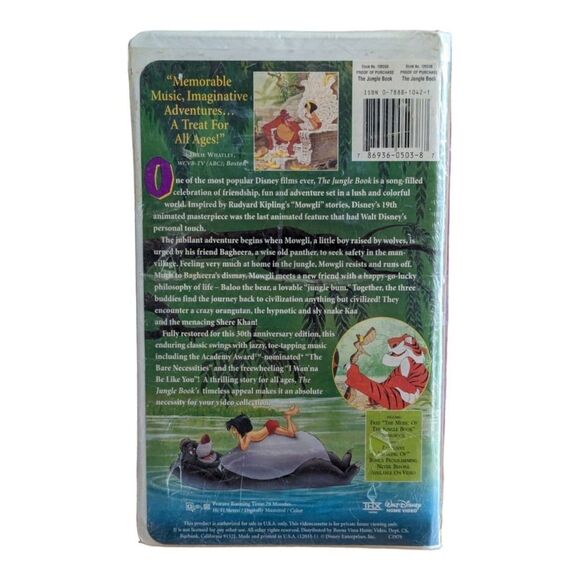 Sealed Disney Masterpiece Collection VHS Snow White and the Seven Dwarfs 1994 - Picture 2 of 2